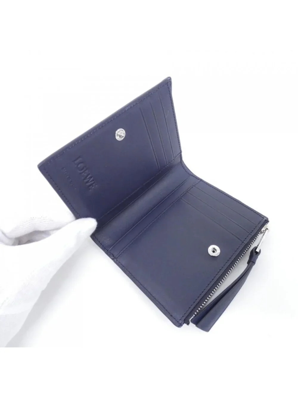 Loewe Puzzle Edge Slim Compact Wallet